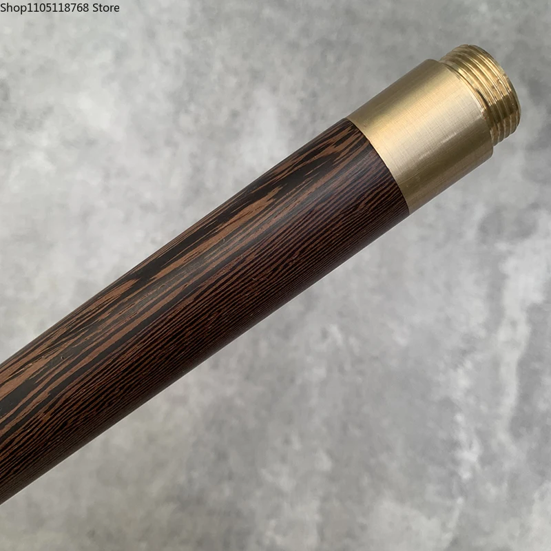 Martial Arts Wood Stick Kung Fu Training Stick Wu Shu Equipment Rose Wood Chicken Wing Wood Copper Cap 3 Part Combination