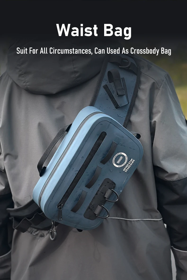 Kingdom Multi-function Fishing Bags Waterproof Hypalon 4200 Shoulder Leg Waist Outdoor Sports Fishing Lure Line Box Storage Bag