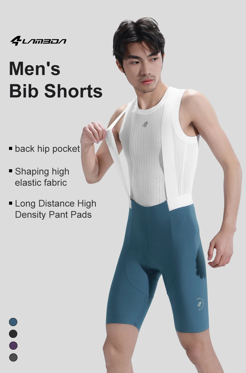 LAMEDA Cycling Bib Shorts Men's Road Bike Shorts Long-distance Pad Riding Pants Professional Cycling Shorts Summer Bike Clothes