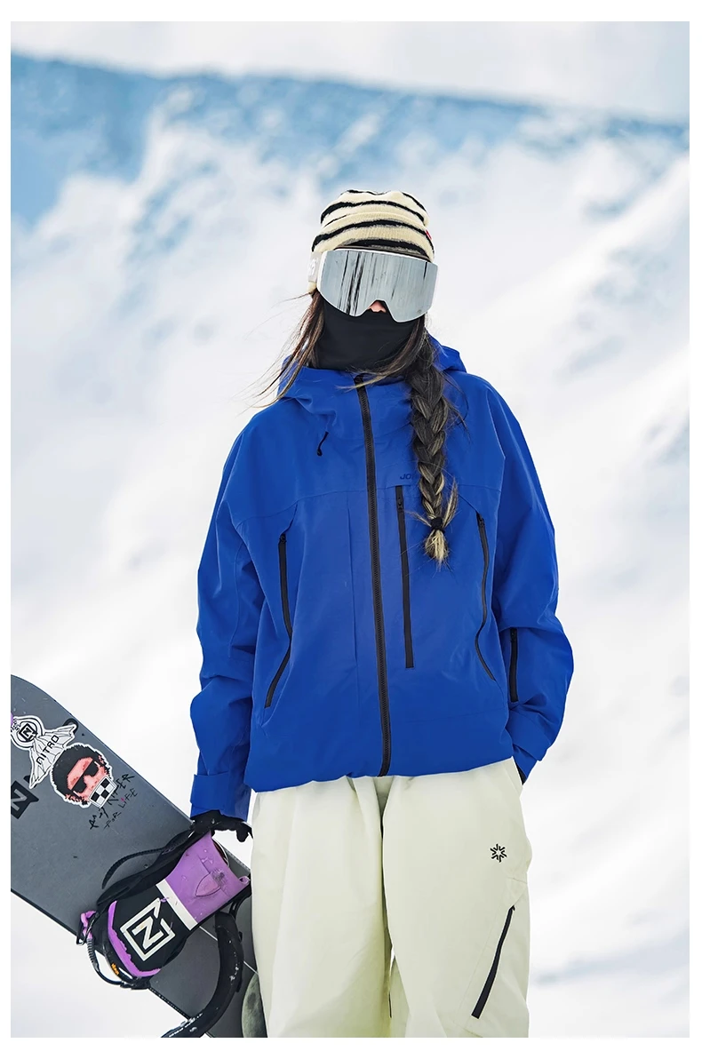 John Snow 2025 Unisex Ski Pants Waterproof Windproof Thermal Snowboard Trousers Loose Fit Winter Sports Overpants for Men Women