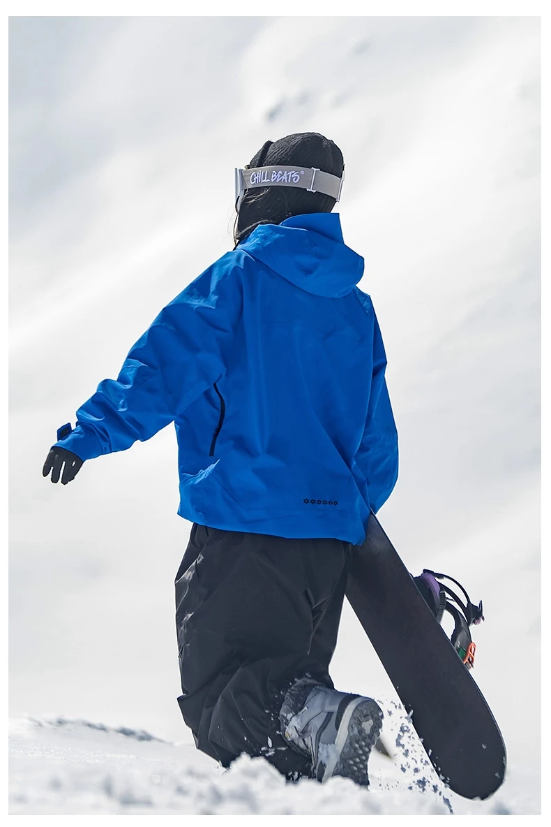 John Snow 2025 Unisex Ski Pants Waterproof Windproof Thermal Snowboard Trousers Loose Fit Winter Sports Overpants for Men Women