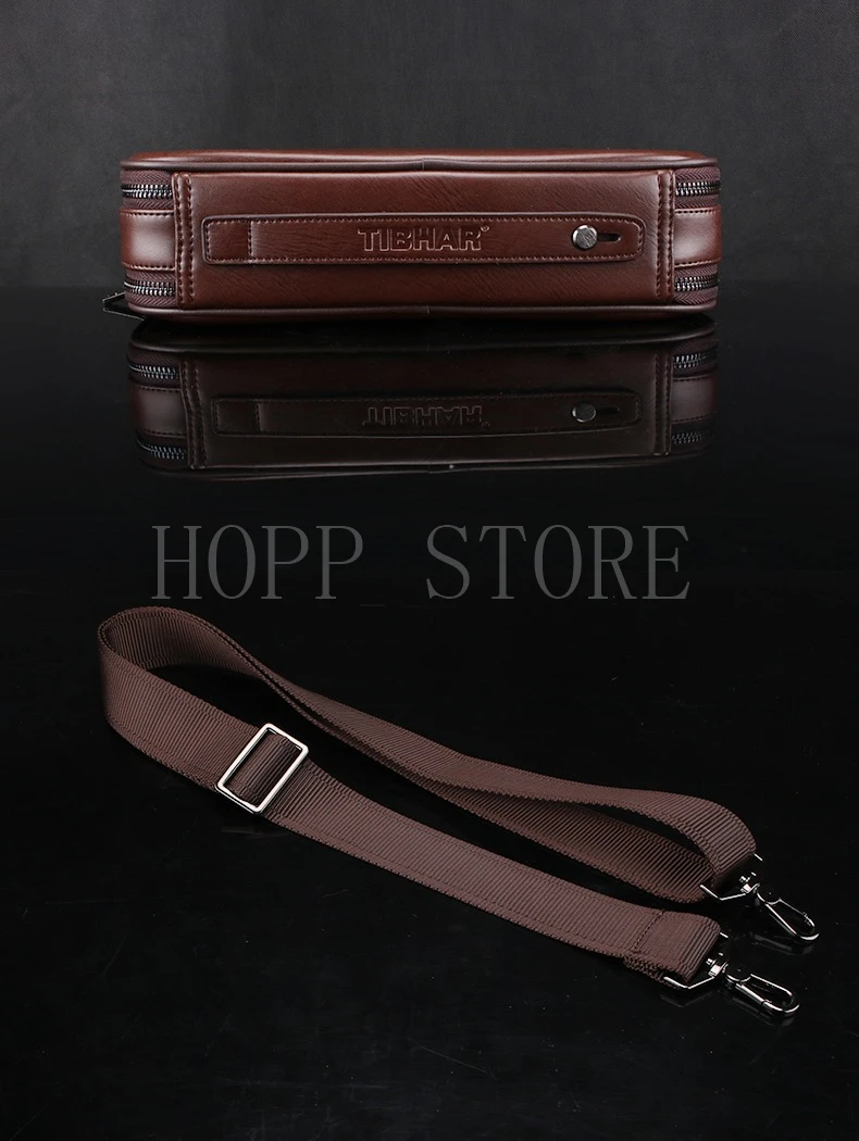 TIBHAR German Italian craftsmanship leather bag table tennis racket cover gift special bag cover