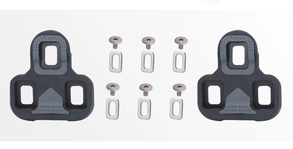 RACEWORK Road Bike Pedal Bicycle Self-locking Pedals Cycling Bearing Cleats Clipless For LOOK KEO System With Locking Plate