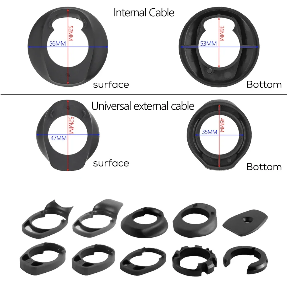 Full Carbon Fiber Bicycle Cockpit, Road Bike Internal Cable Integrated Handlebar Di2 With Mount & Spacer, Clip Diameter 28.6mm