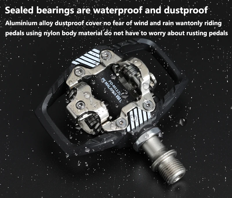 RACEWORK M8020 Pedal MTB Self-Locking Pedal For SPD System Mountain Bike Pedals With Cleat For Shimano