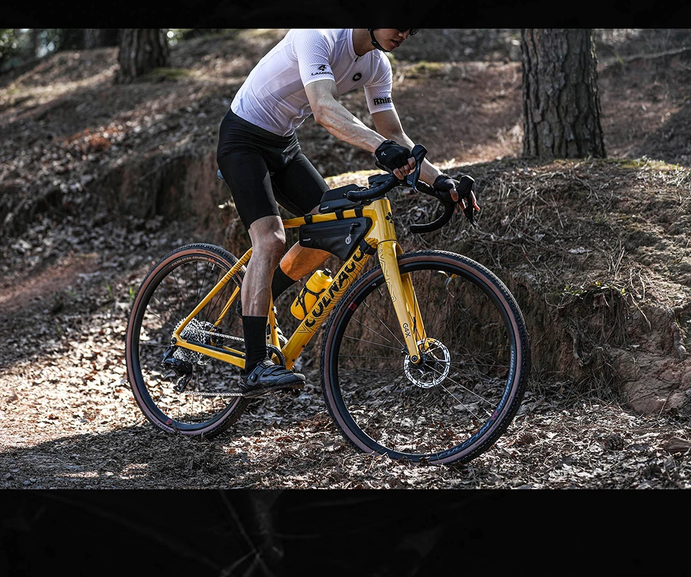 Rhinowalk Bike Frame Bag 1.7/2.6L IPX4 Waterproof Triangle Tube Bag Anti-slip Paint-safe For Mtb&Road Bike Cycling Bikepacking