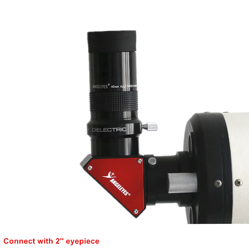 2" 99% Reflectivity Dielectric Mirror Diagonal for Refractors+1.25 Inch Adapter Telescope Accessories