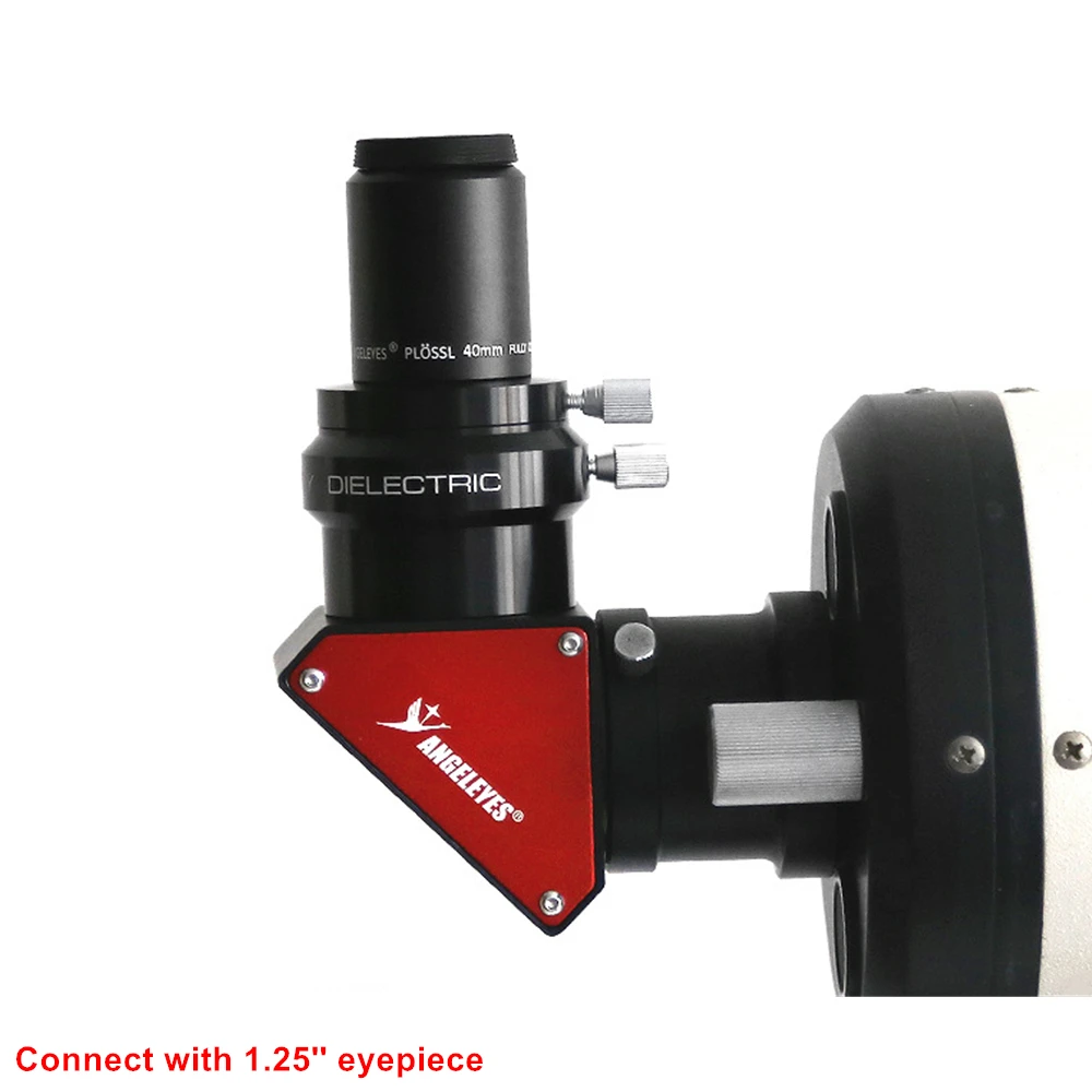 2" 99% Reflectivity Dielectric Mirror Diagonal for Refractors+1.25 Inch Adapter Telescope Accessories