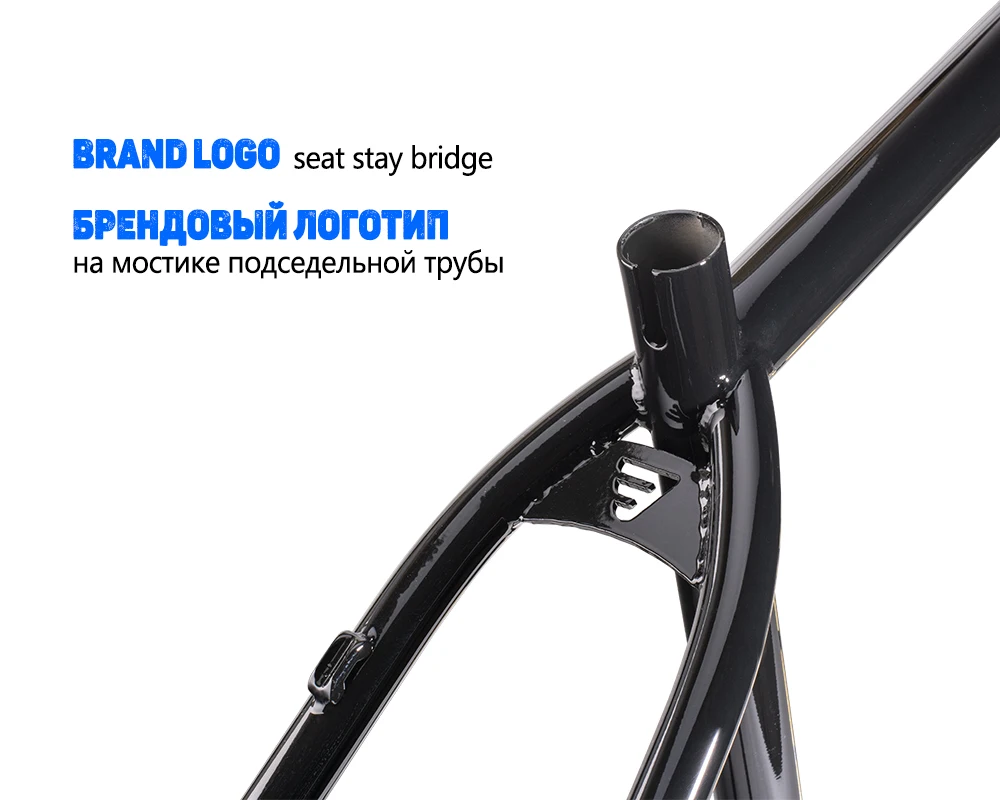 Funsea 29 Inch BMX Cruiser Frameset Wheelie Stunt Bike 1020 Steel with Free Headset Fork Spacer Bomma for Cycling Enthusiasts