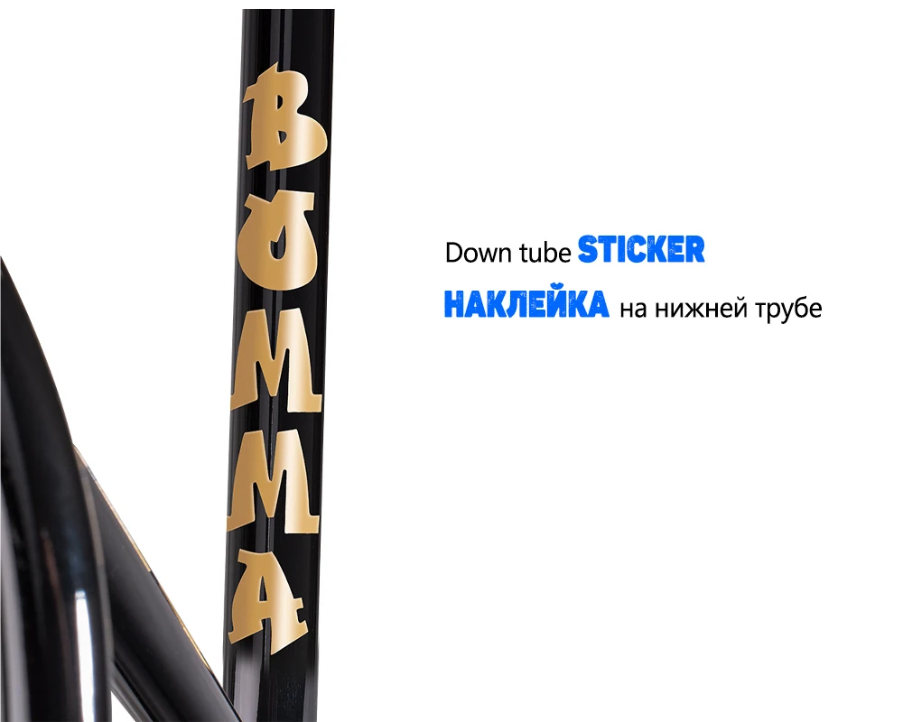 Funsea 29 Inch BMX Cruiser Frameset Wheelie Stunt Bike 1020 Steel with Free Headset Fork Spacer Bomma for Cycling Enthusiasts