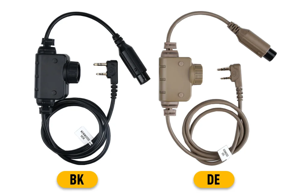 Tactical NEW RAC PTT Military Version WADSN Headset COMTA WST TAC-SKY Earphone Hunting Headphone Baofeng Kenwood 7.0mm Plug PTT