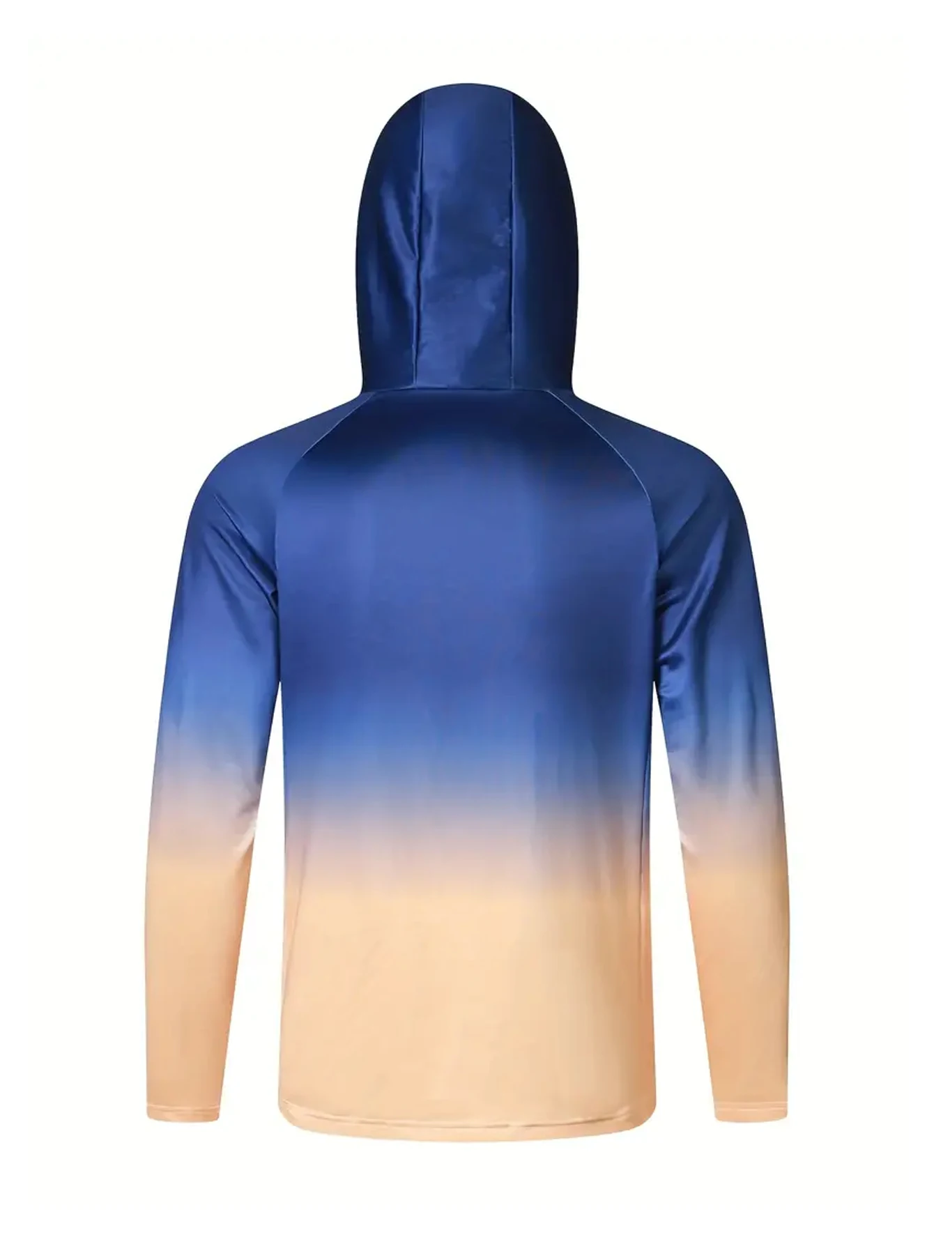 UPF 50+ Hooded Fishing Clothes Men Face Cover Hoodie Sun Protection Mask Breathable Jersey