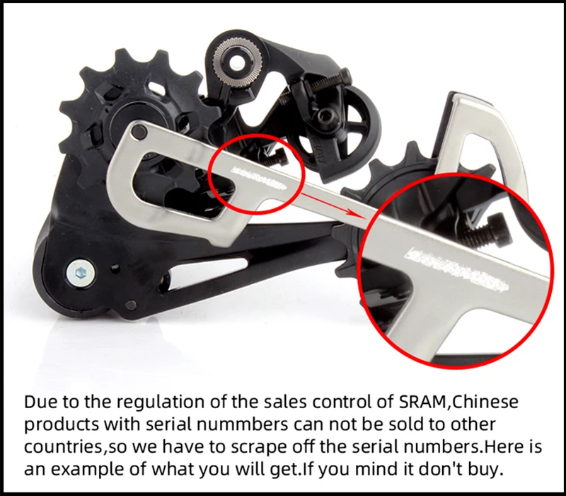 SRAM NX 11-SPEED 1X11v X-HORIZON™ Rear Derailleur 11S RD long cage 11-SPEED Bicycle accessories