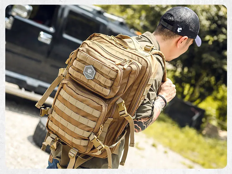 Emersongear 45L Backpack Pack Tactical Seven Day Large Capacity Assault Bag Camping Outdoor Knapsack Rucksack Backpacking