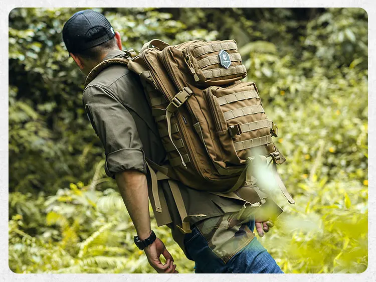 Emersongear 45L Backpack Pack Tactical Seven Day Large Capacity Assault Bag Camping Outdoor Knapsack Rucksack Backpacking