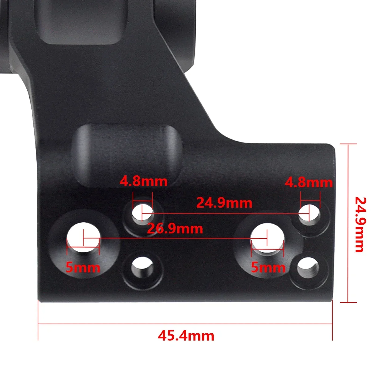 Unity Fast Mount G33 G43 G45 Scope Mounts FTC 3X 6x Magnifier With QD Lever 2.26" 2.91"Optical Height G23 G30 6X-MAG-1 MOUNT