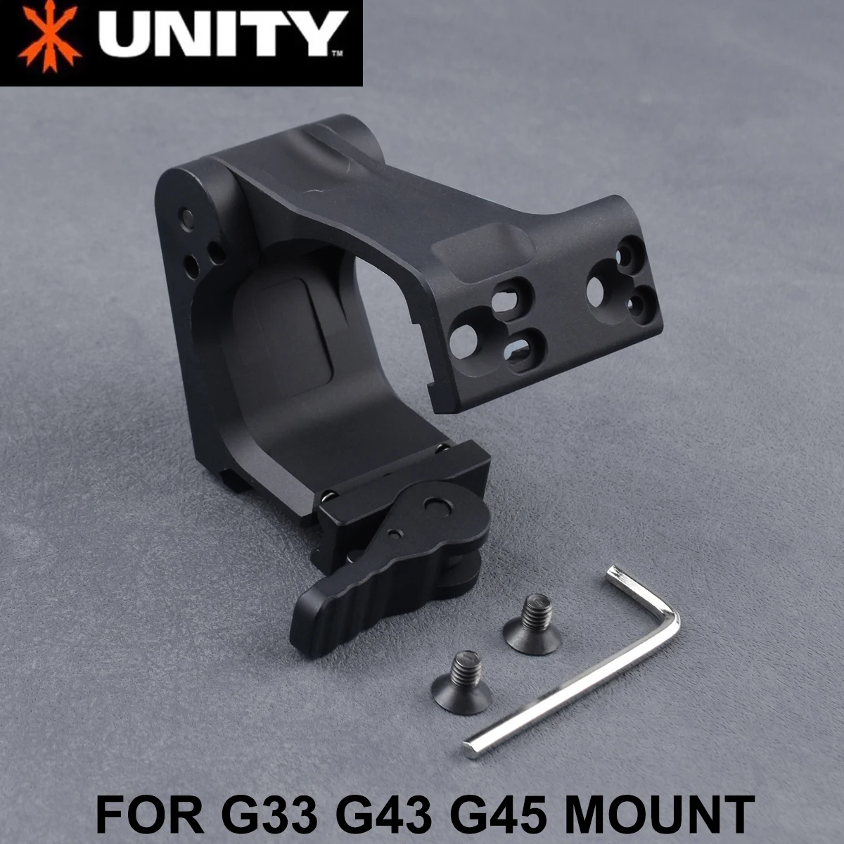 Unity Fast Mount G33 G43 G45 Scope Mounts FTC 3X 6x Magnifier With QD Lever 2.26" 2.91"Optical Height G23 G30 6X-MAG-1 MOUNT