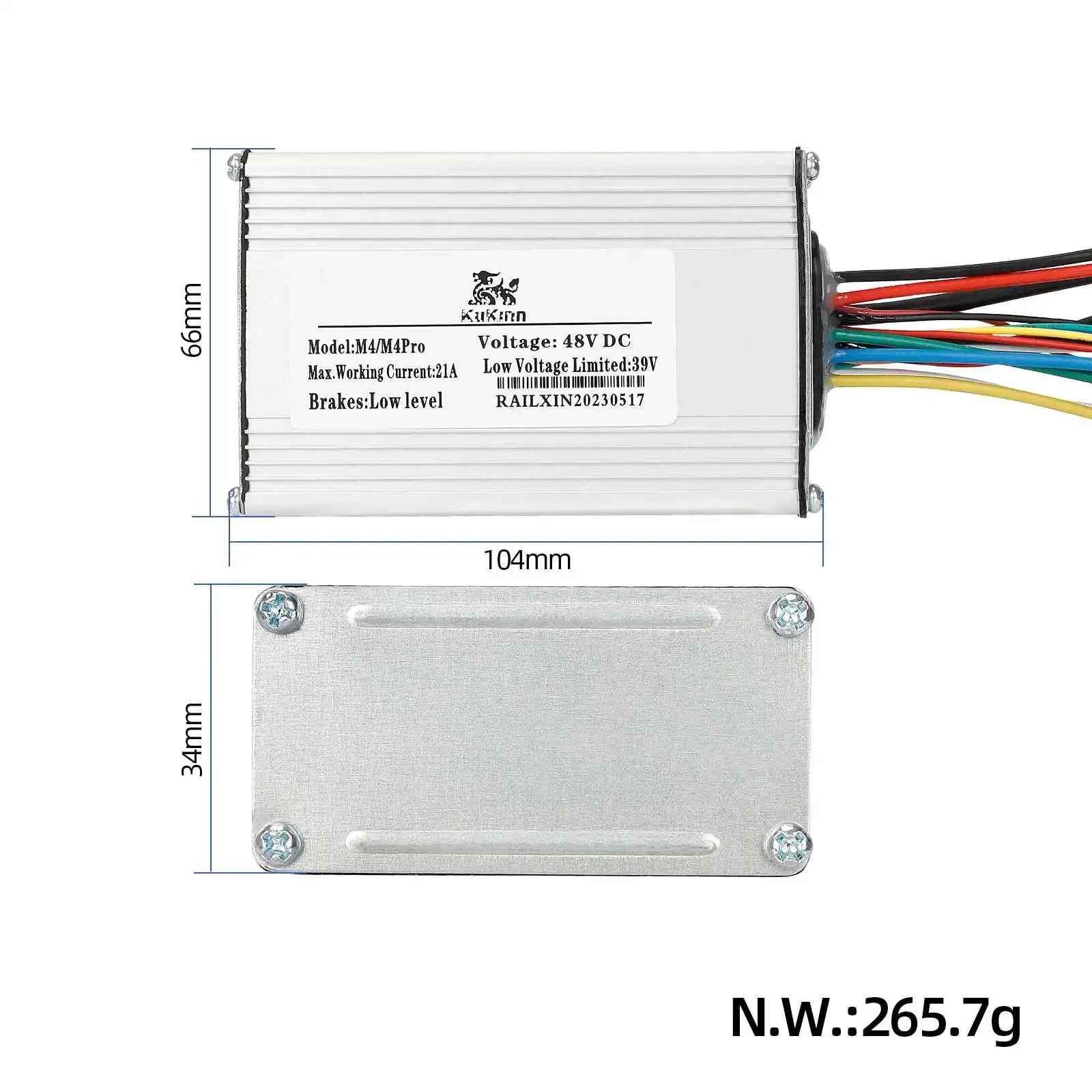 For Kugoo Kukirin M4 Kirin M4 Pro E-Scooter Controller Combination Set 48V 21A Motor Control Instrument Display Connection Line