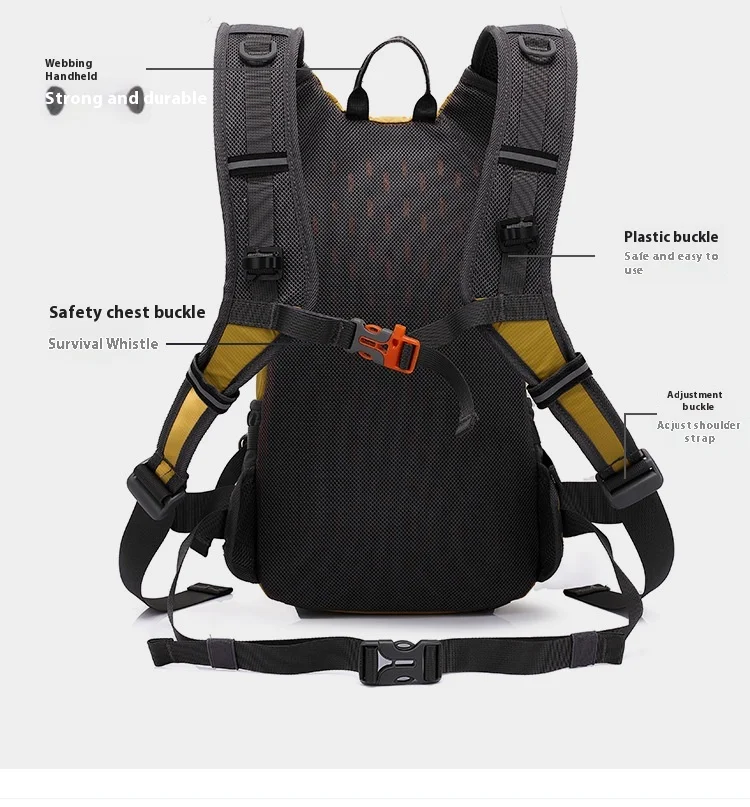New Outdoor 20L Hiking Backpack Bag Women's and Men's Cross-Country Running Cycling Vest Lightweight Backpack Nylon