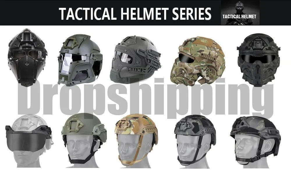 Tactical AF Helmet Shooting Training Air Force Helmet Airsoft Paintball Protective Helmet High Quality Thicking Camo CS Gear