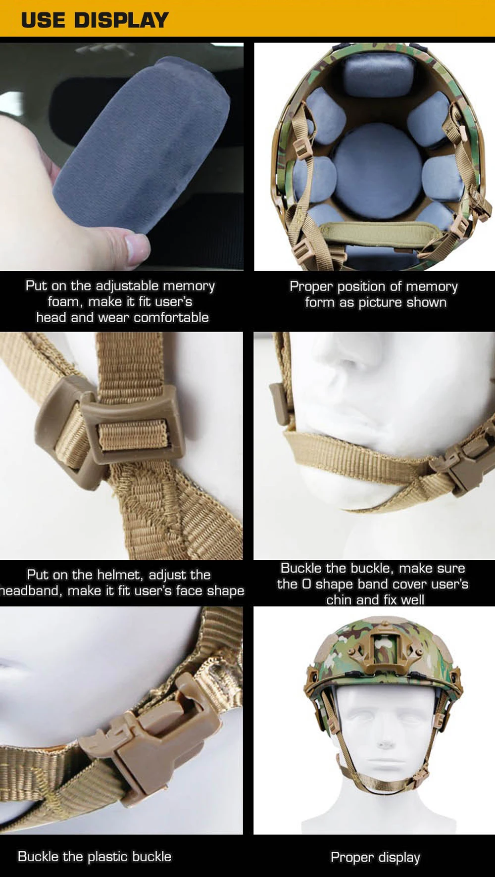 Tactical AF Helmet Shooting Training Air Force Helmet Airsoft Paintball Protective Helmet High Quality Thicking Camo CS Gear