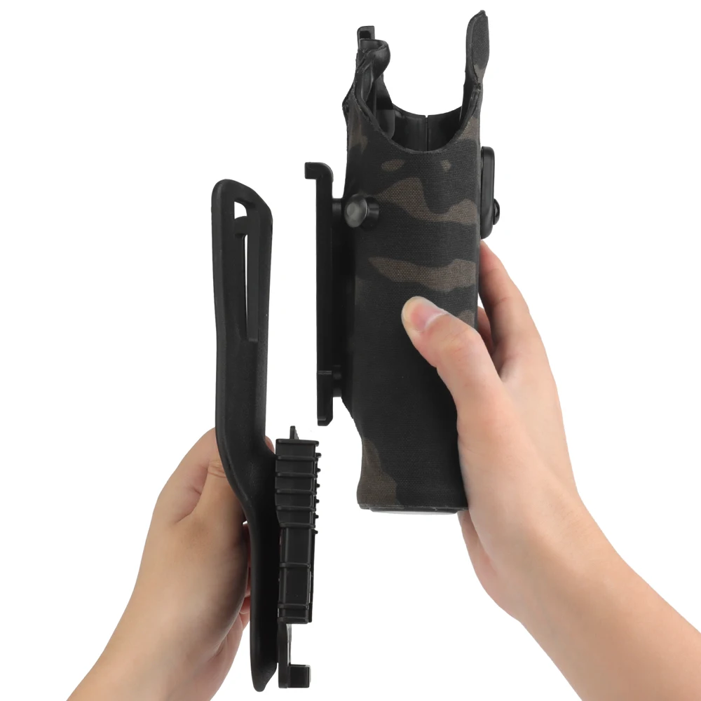 X300U-A Flashlight SIG Sauer P320 M17 M18 Pistol Holster Airsoft Case with Belt Drop Leg Platoform QLS Quick Release System
