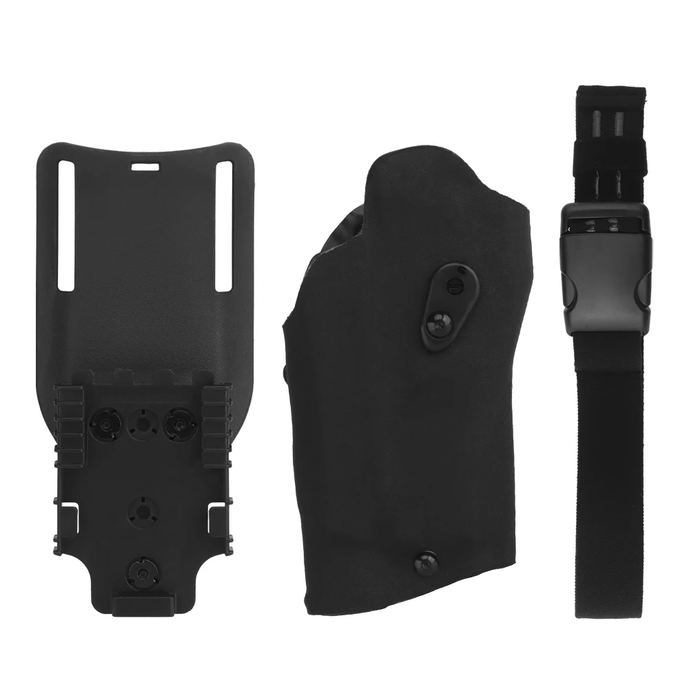 X300U-A Flashlight SIG Sauer P320 M17 M18 Pistol Holster Airsoft Case with Belt Drop Leg Platoform QLS Quick Release System