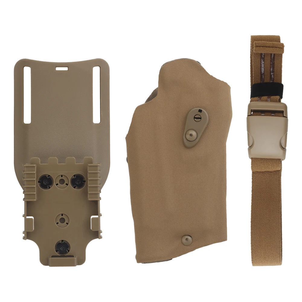 X300U-A Flashlight SIG Sauer P320 M17 M18 Pistol Holster Airsoft Case with Belt Drop Leg Platoform QLS Quick Release System