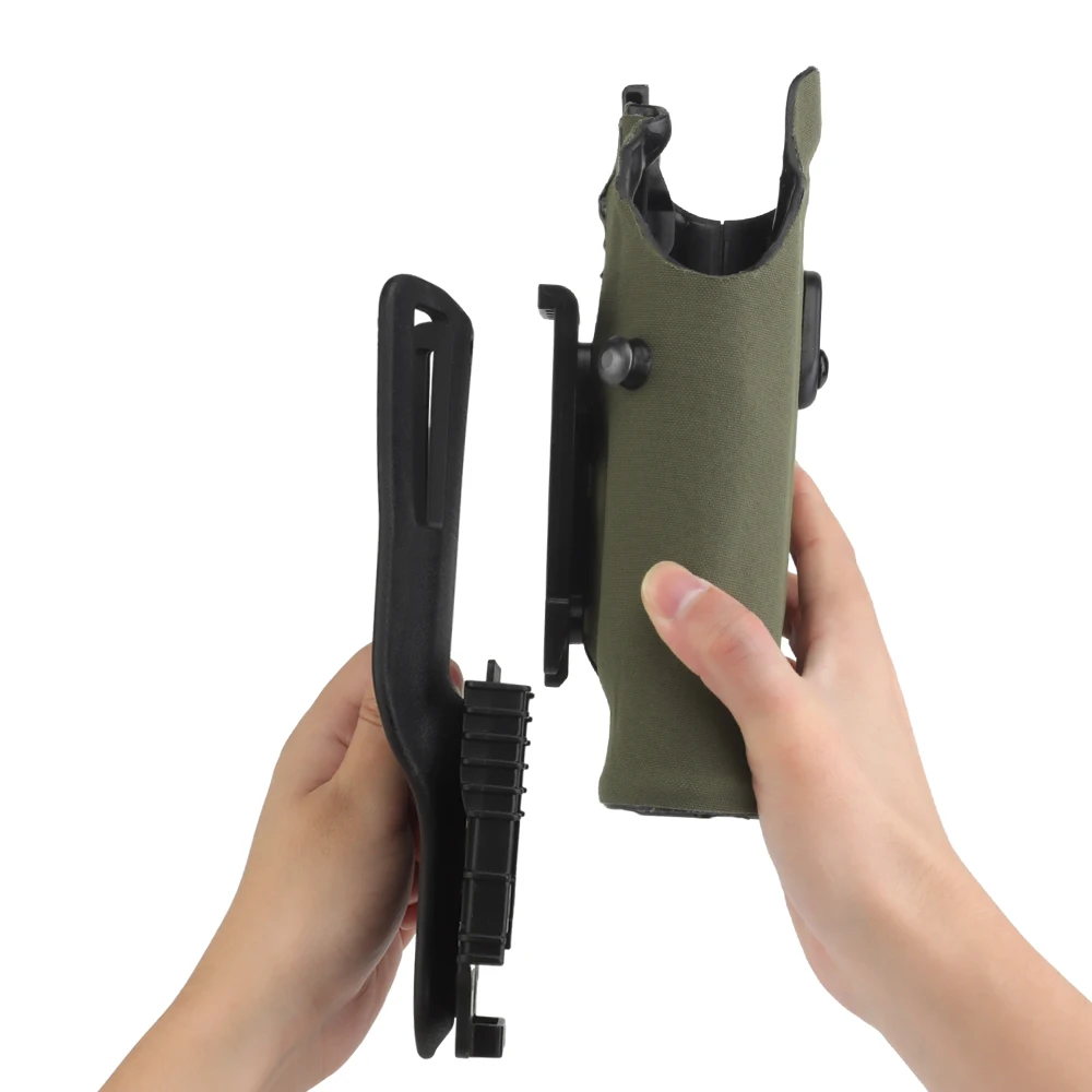 X300U-A Flashlight SIG Sauer P320 M17 M18 Pistol Holster Airsoft Case with Belt Drop Leg Platoform QLS Quick Release System