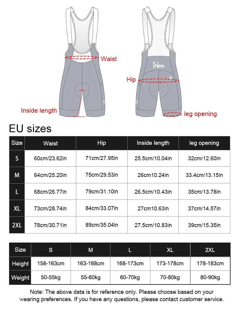 INBIKE Men's Cycling Bib Shorts High Waist Breathable with Padded for Road Bike Spring Summer Cycling Clothing Man with Pockets