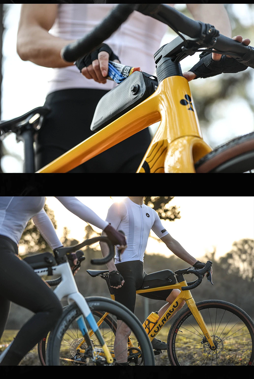 Rhinowalk Bike Top Tube Bag Magnetic Flip for MTB Road Gravel Bicycle Accessories,waterproof Bike Bag