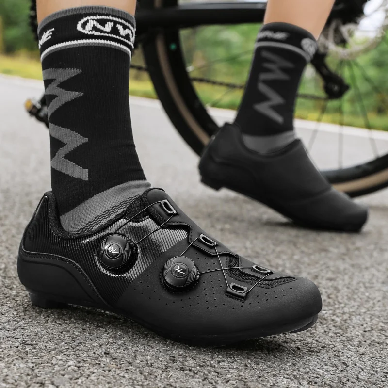 2025 New Arrival Professional Cycling Shoes Racing Road Bike SPD Cleat Shoes Ultralight Self-Locking MTB Bicycle Sneakers Unisex