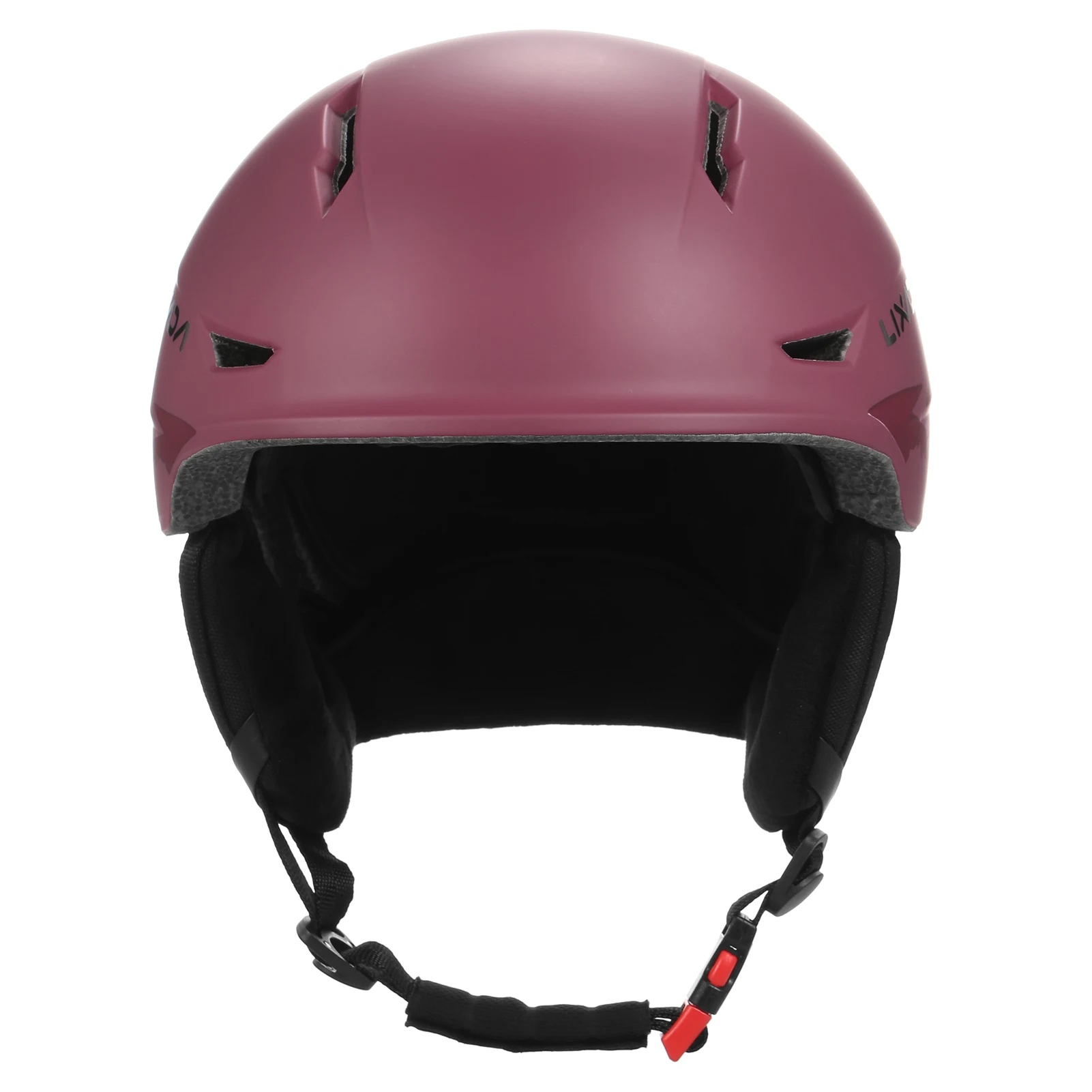 Lixada Snowboard Helmet with Detachable Earmuff Men Women Safety Skiing Helmet with Goggle Fixed Strap Skiing Helmet