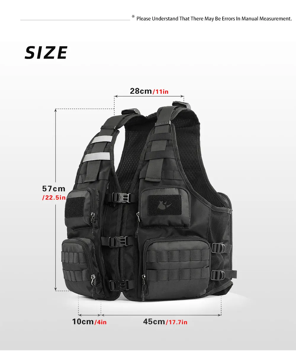 Rhinowalk Motorcycle Backpack Vest Universal Cycling Riding Outdoor Portable Traveling Sporting Pack With Helmet Net