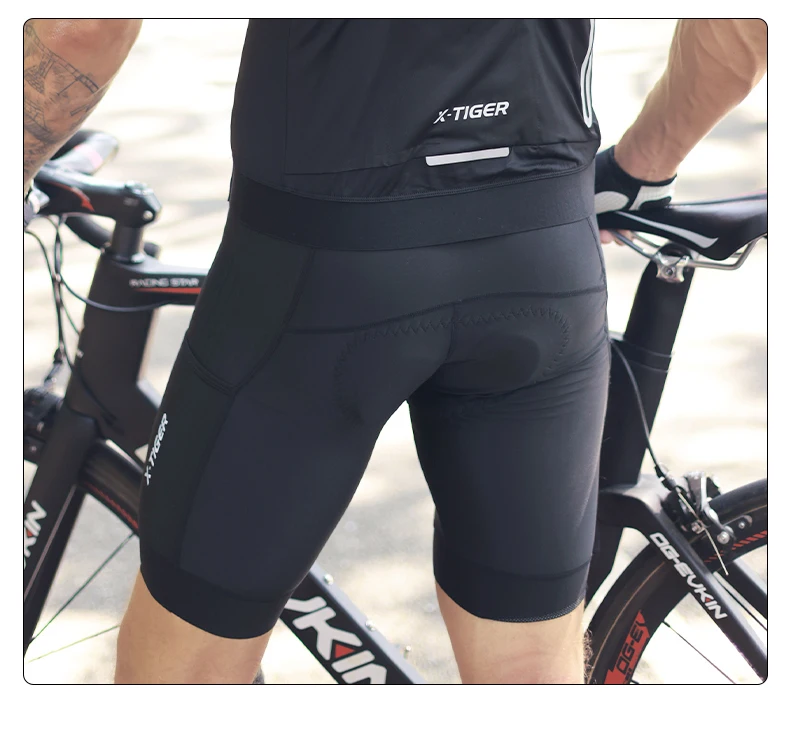X-Tiger Cycling Jersey Man Set Summer Men's Bicycle Cycling Set Road Bike MTB Men Bike Bib Short Suit Quick-Dry Breathable 2025