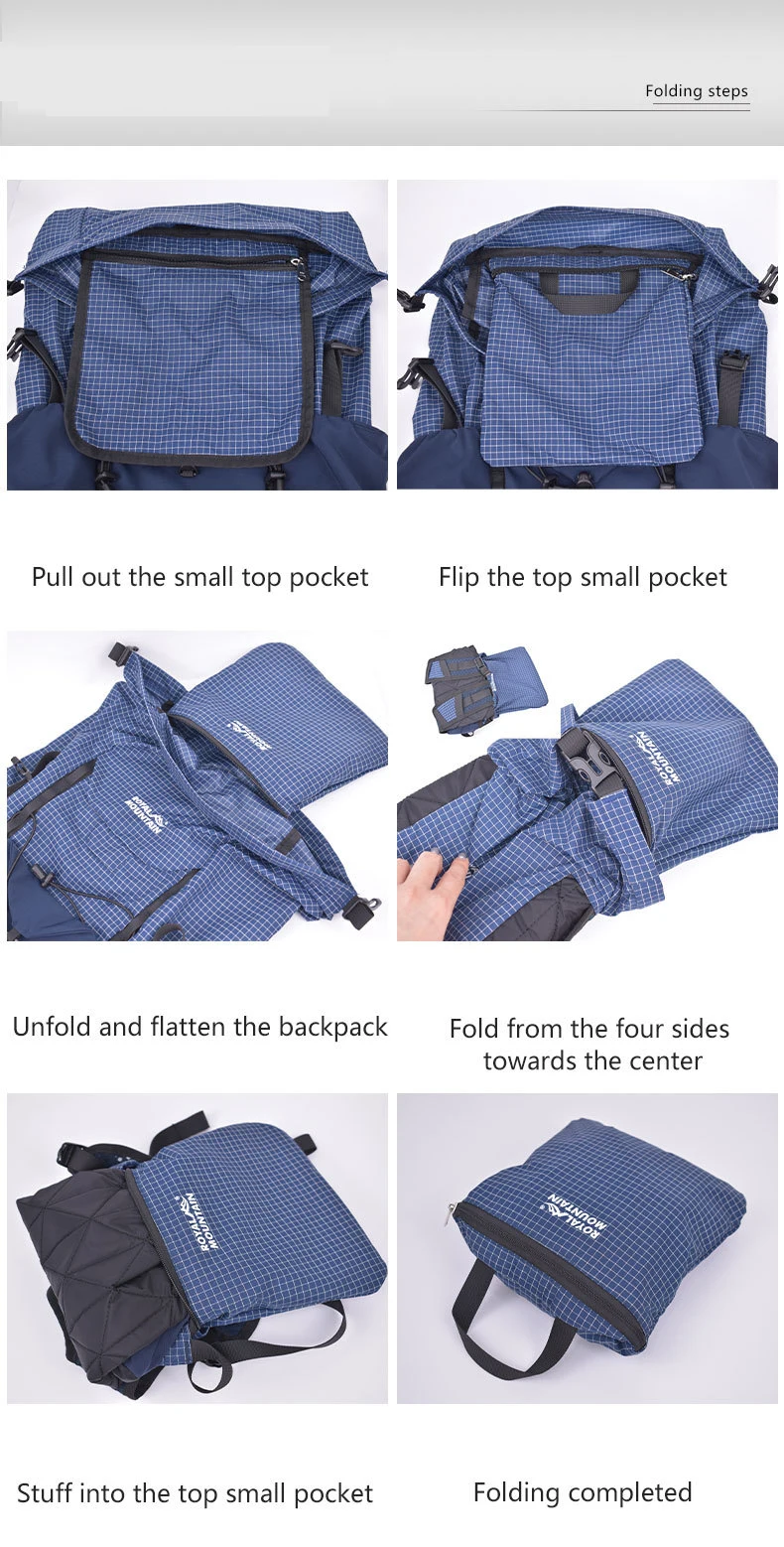 25L Ultralight Backpack UHMWPE XPAC Foldable Hiking Backpack - Anti-Slash Roll-Top Daypack Casual Trekking Rucksack Only 450g