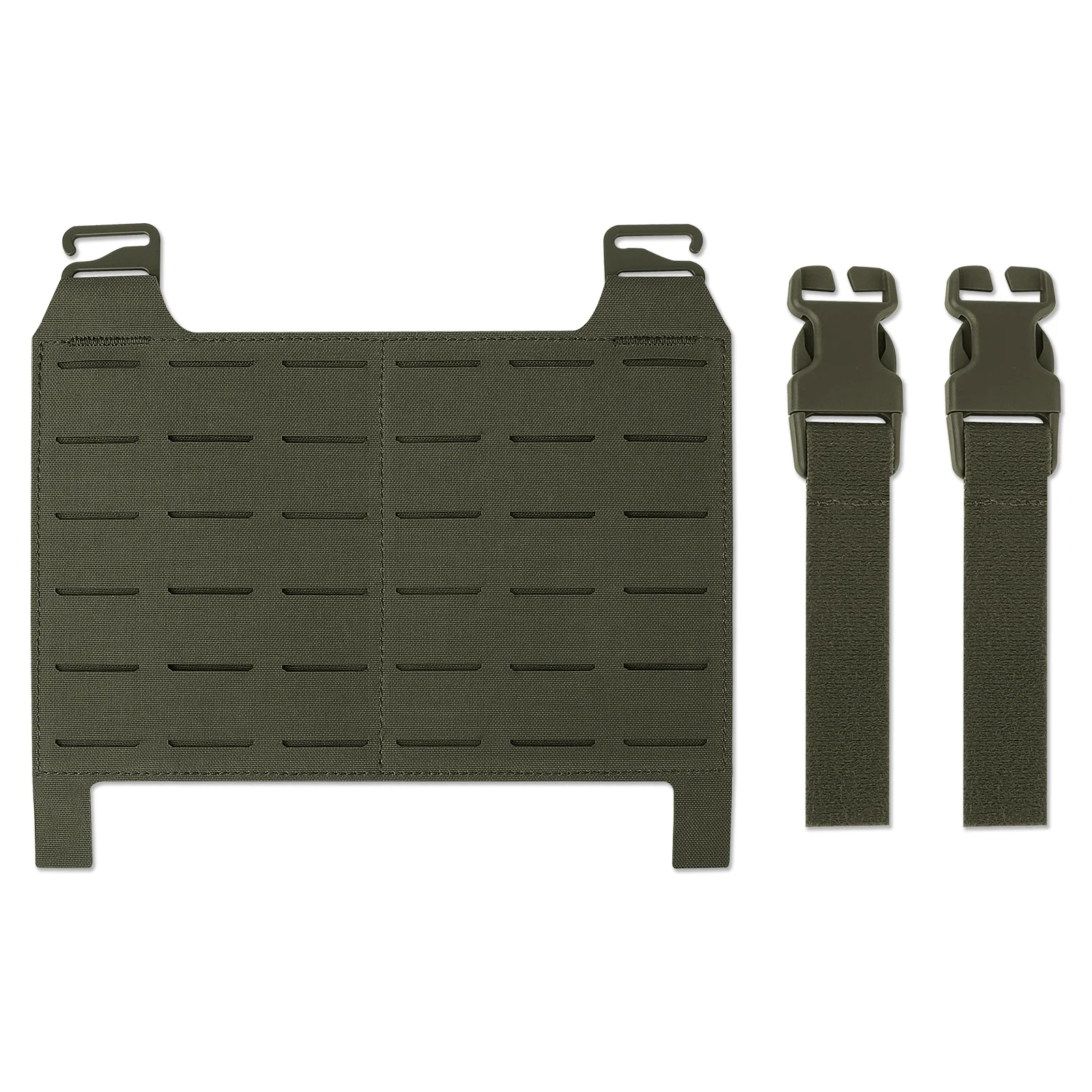 KRYDEX Tactical MOLLE Front Panel Detachable Flap Adapt G Hook Buckle For Hunting Vest Plate Carrier Chest Rig Accessories