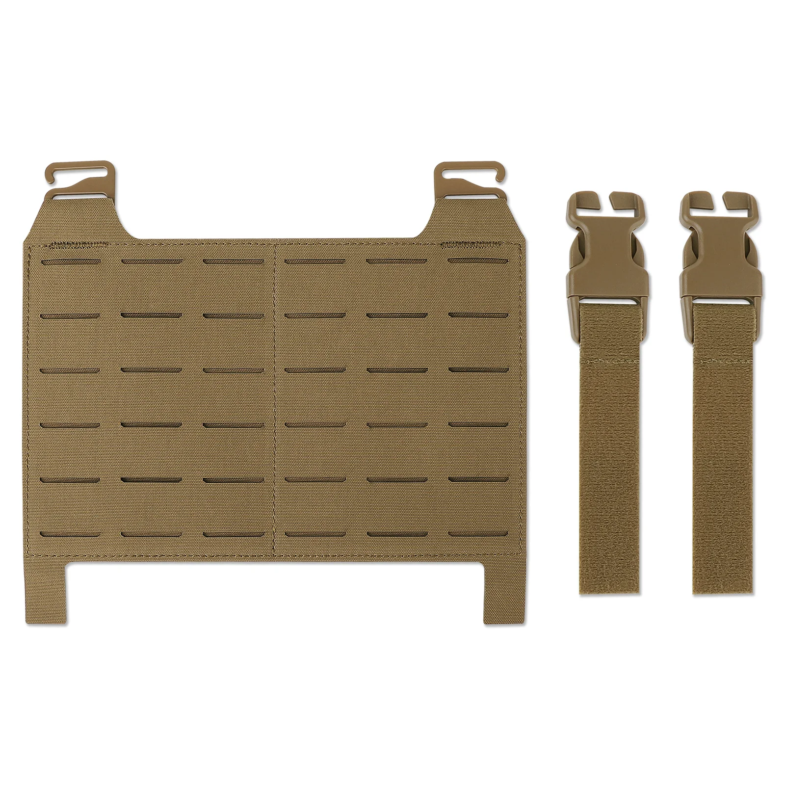 KRYDEX Tactical MOLLE Front Panel Detachable Flap Adapt G Hook Buckle For Hunting Vest Plate Carrier Chest Rig Accessories