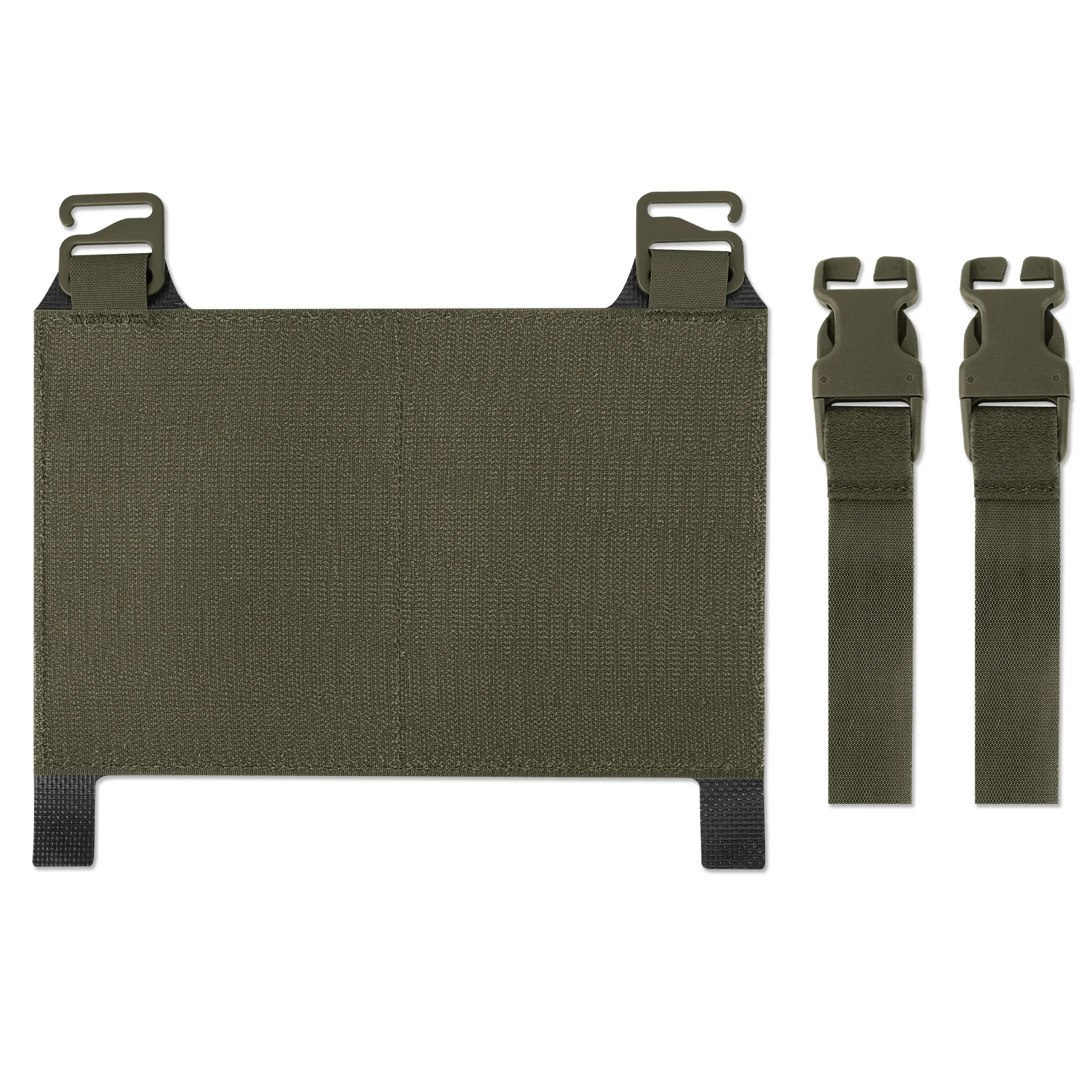 KRYDEX Tactical MOLLE Front Panel Detachable Flap Adapt G Hook Buckle For Hunting Vest Plate Carrier Chest Rig Accessories