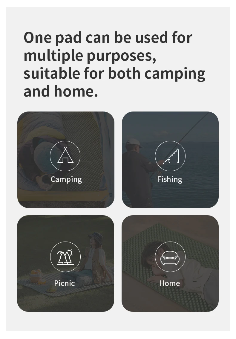 Naturehike Troues R3.0 Folding Egg Nest Mat Outdoor Portable Foldable Ultralight Tent Moisture-proof Mats Camp Sitting Cushion