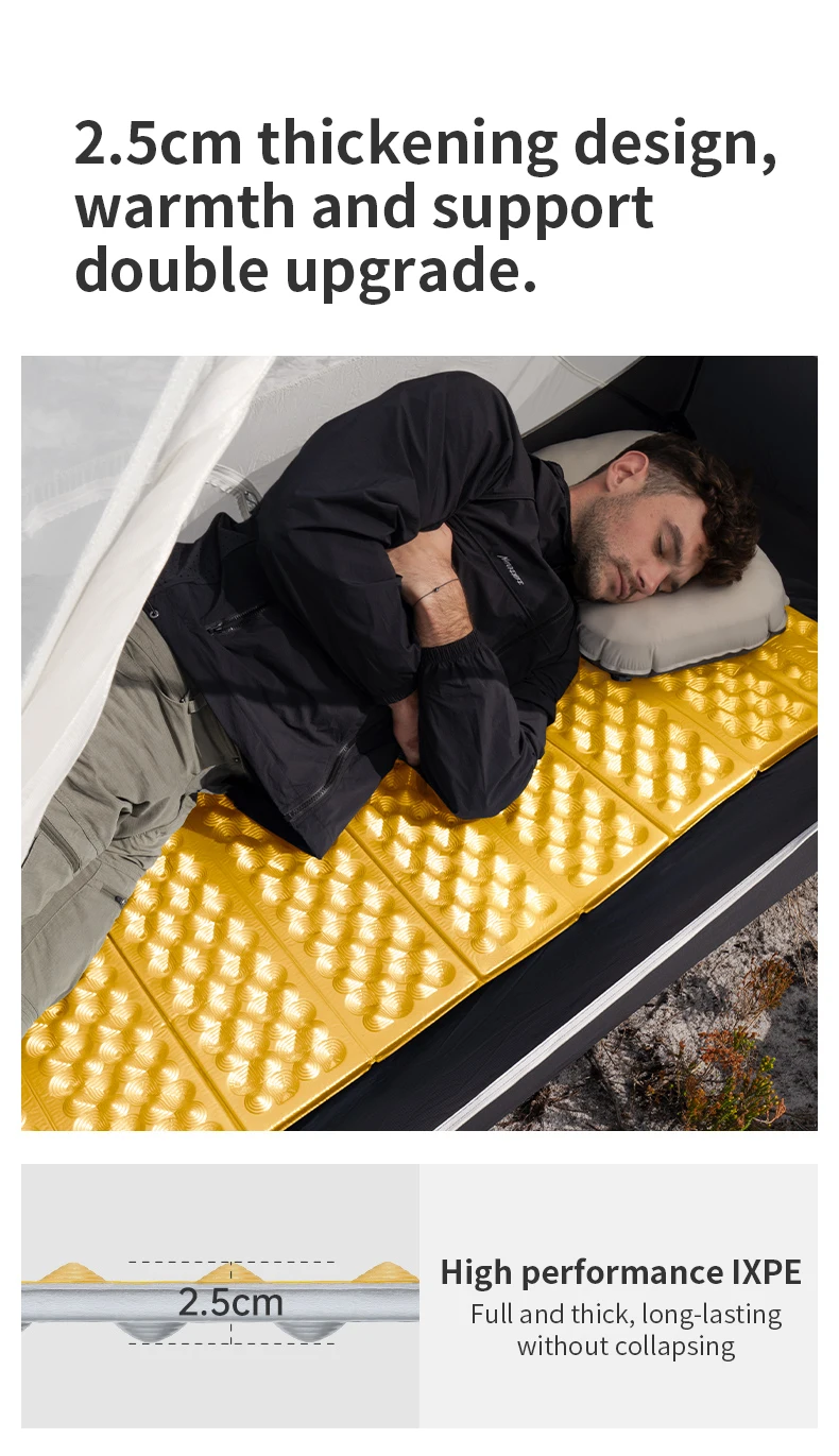 Naturehike Troues R3.0 Folding Egg Nest Mat Outdoor Portable Foldable Ultralight Tent Moisture-proof Mats Camp Sitting Cushion