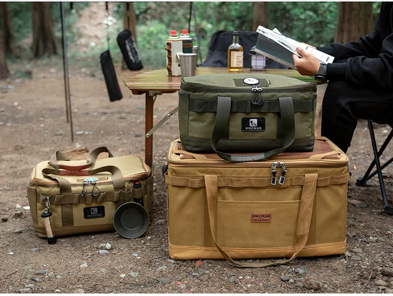 Large Outdoor Camping Storage Bag - Durable Oxford Cloth Tote with Shockproof Design for Utensils Cookware & Travel Organization