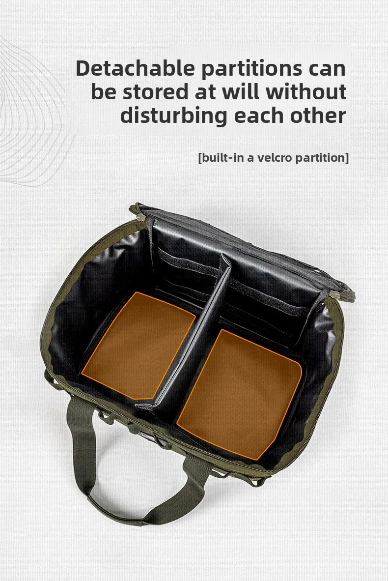 Large Outdoor Camping Storage Bag - Durable Oxford Cloth Tote with Shockproof Design for Utensils Cookware & Travel Organization