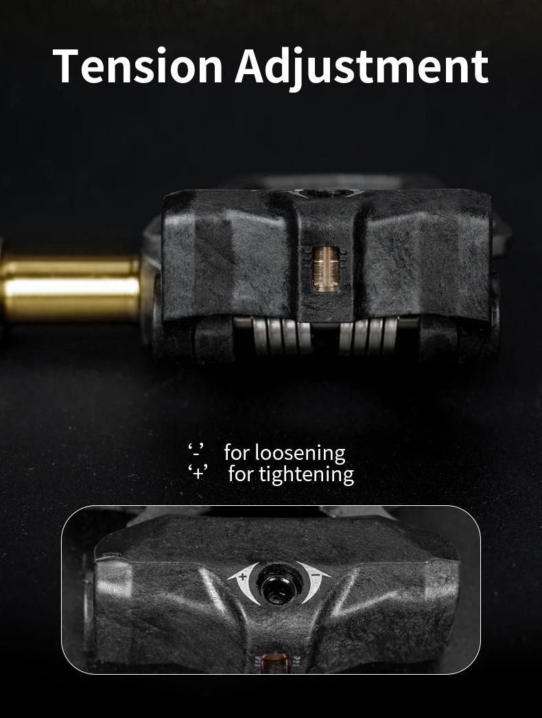 KINAN Bicycle Locking Pedals 189 Grams 94x69MM Carbon Fiber Body Titanium Alloy Axis With Tools For Road Bicycles Accessories