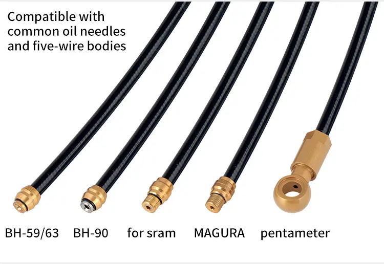 TOOPRE Bike Hydraulic Disc Brake Oil Needle Tools Driver Hose Cutter Cable Pliers Olive Connector Oil needle Insertion Tools