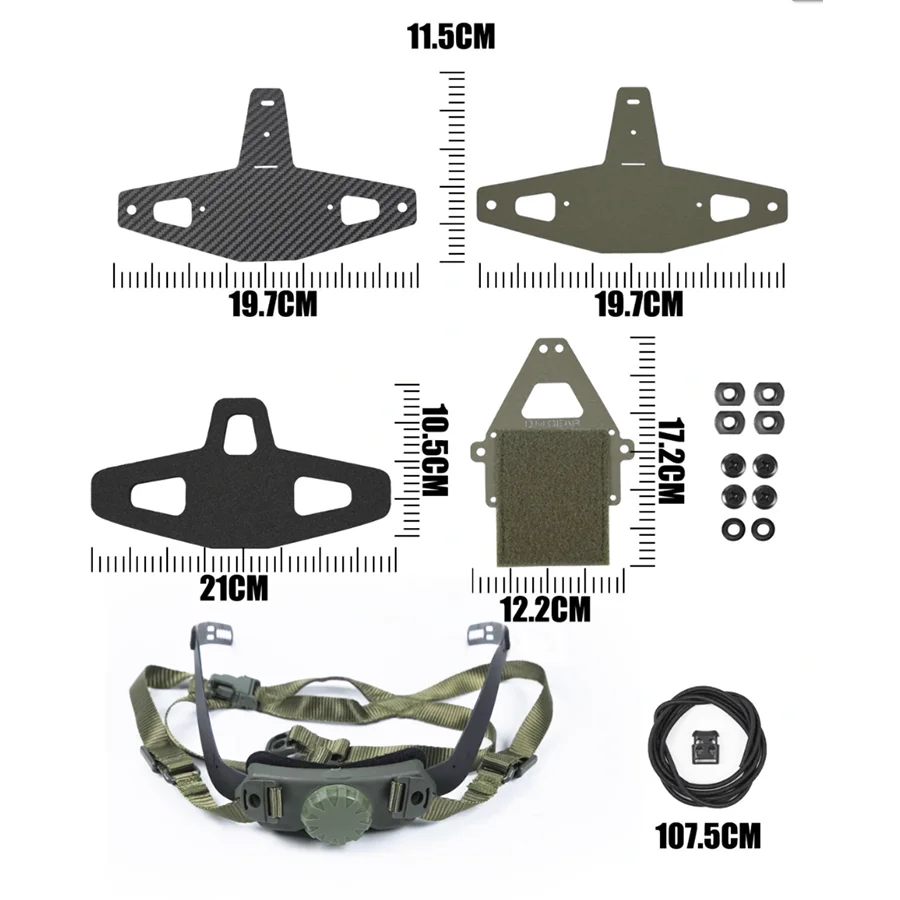 Tactical Helmet Mount Night Vision Device Outdoor Camera Steel Frame Helmet Bracket