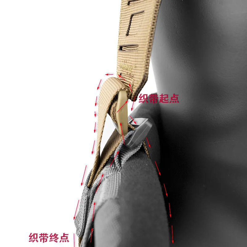 Y-type Suspenders Waist Seal Strap Braces Tactical Molle Shoulder Strap Heavy Duty Waist Belt Function Harness TC0202