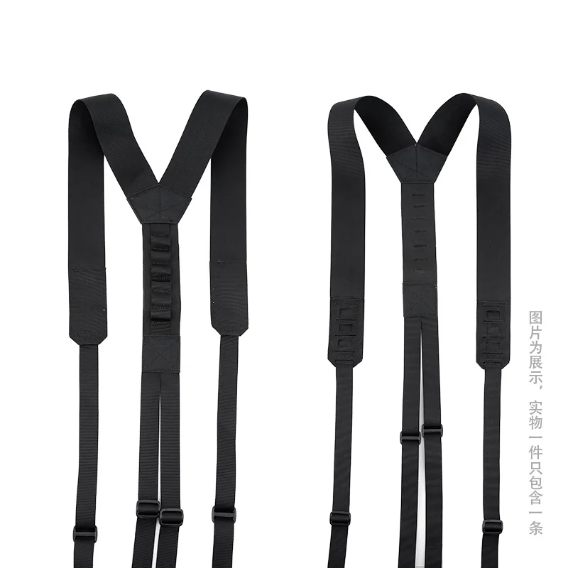 Y-type Suspenders Waist Seal Strap Braces Tactical Molle Shoulder Strap Heavy Duty Waist Belt Function Harness TC0202