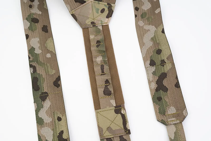 Y-type Suspenders Waist Seal Strap Braces Tactical Molle Shoulder Strap Heavy Duty Waist Belt Function Harness TC0202