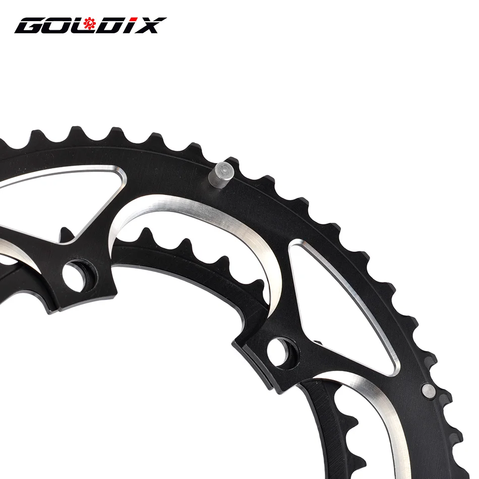 GOLDIX 50 34t chainring 110bcd 5 bolt For Sram FSA 9 10 11 speed 700C Road bike chainring 110 bcd double chainring crankset